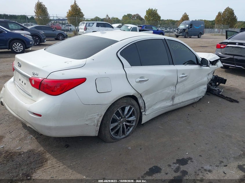 Vin: jn1ev7ap0hm736259, lot: 46793787, infiniti q50 3.0t premium 20174