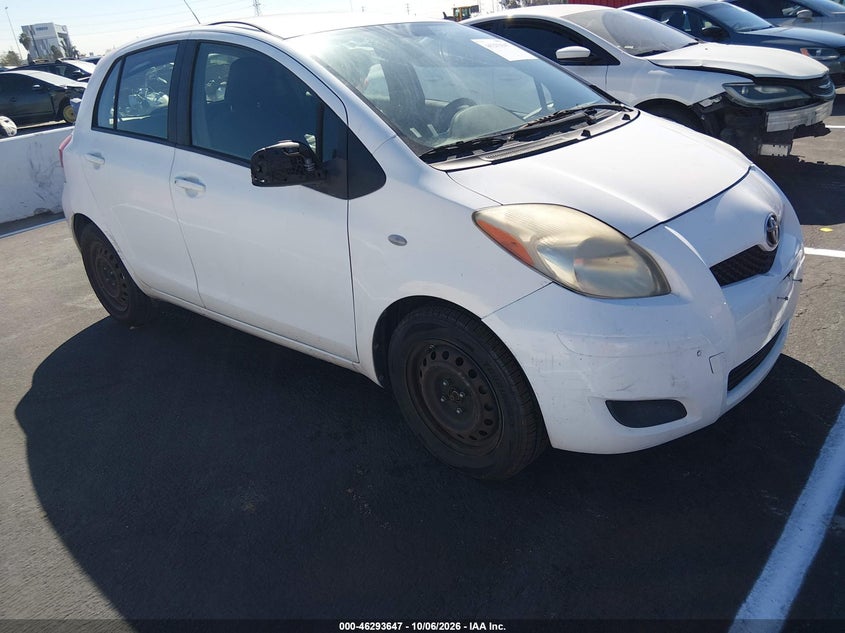 Vin: jtdkt4k33b5332969, lot: 46793810, toyota yaris 20111