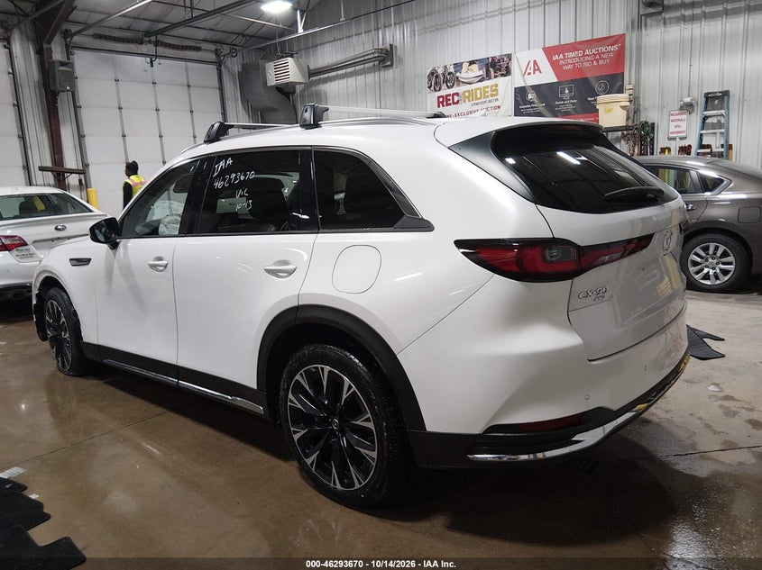 Vin: jm3kkdha8r1104712, lot: 46793833, mazda cx-90 phev premium 20243