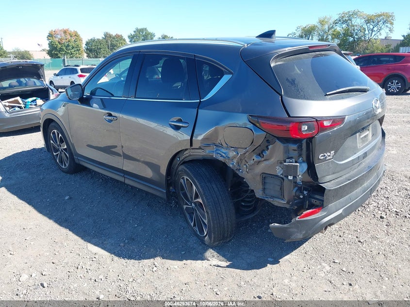 Vin: jm3kfbdm0n1618041, lot: 46793837, mazda cx-5 2.5 s premium 20223