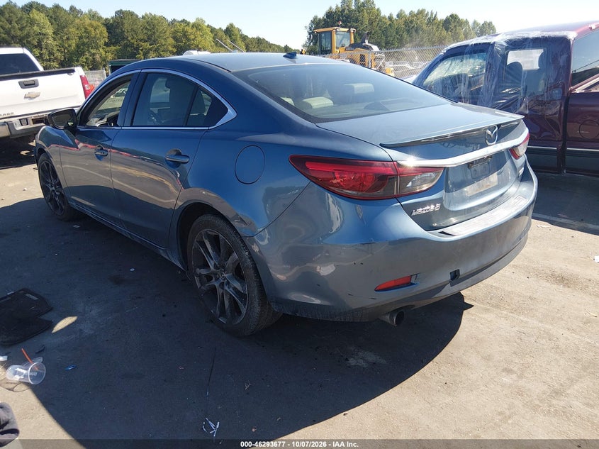Vin: jm1gl1w53h1125790, lot: 46793840, mazda mazda6 grand touring 20173