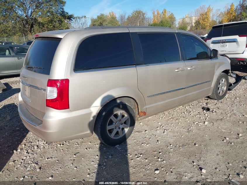 Vin: 2c4rc1bg9cr369397, lot: 46793848, chrysler town & country touring 20124