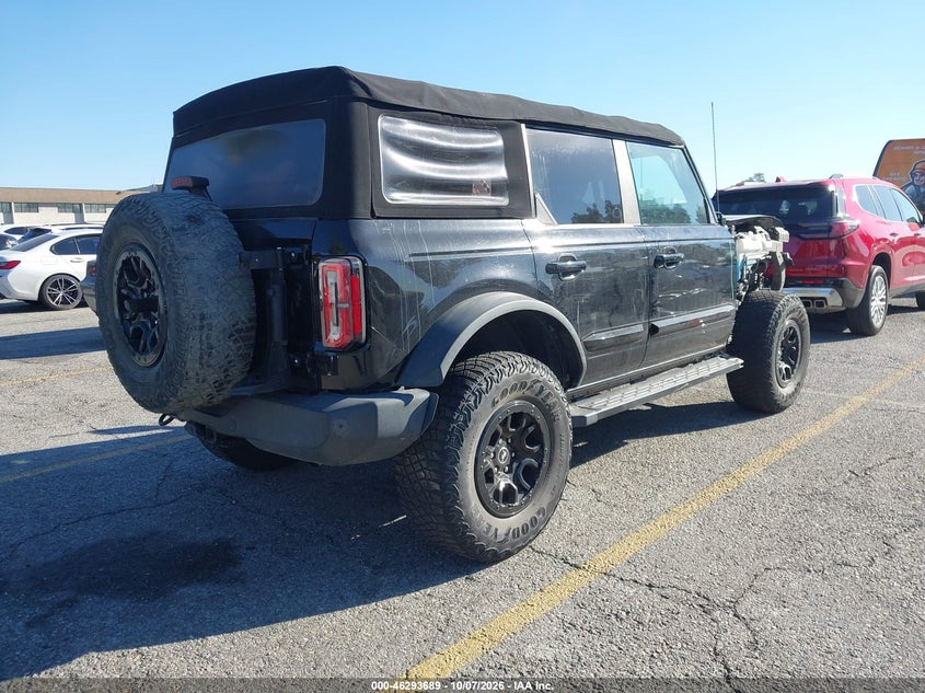 Vin: 1fmde5dh0mla74826, lot: 46793853, ford bronco outer banks 20214