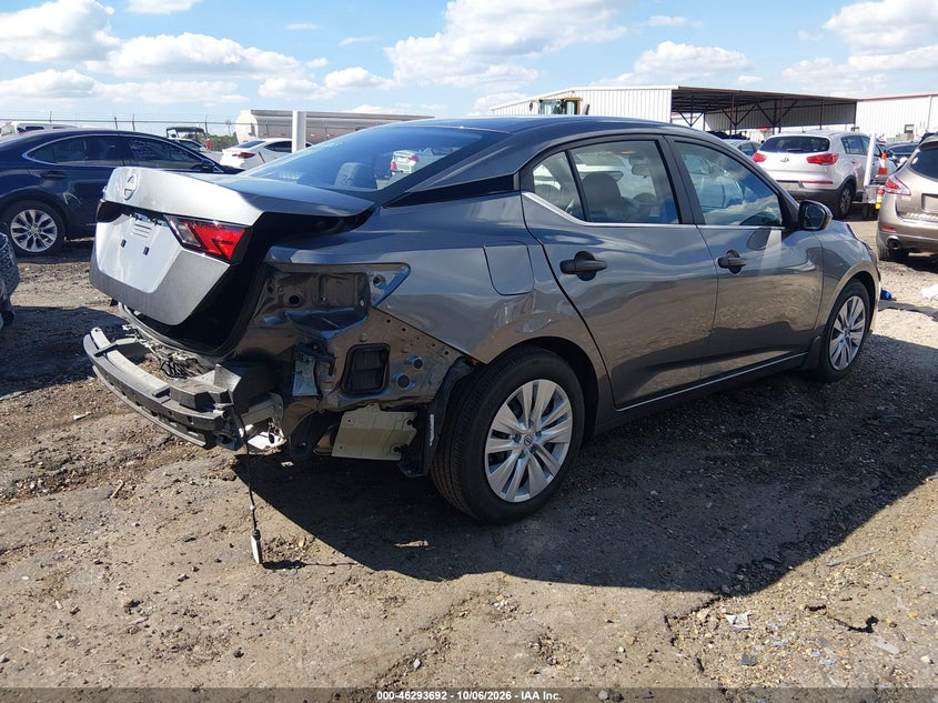 Vin: 3n1ab8bv6ry336313, lot: 46793855, nissan sentra s xtronic cvt 20244