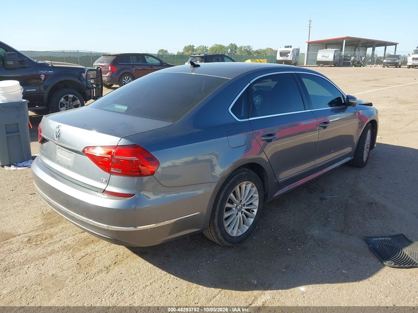 Vin: 1vwbs7a37gc059251, lot: 46793915, volkswagen passat 1.8t se 20164