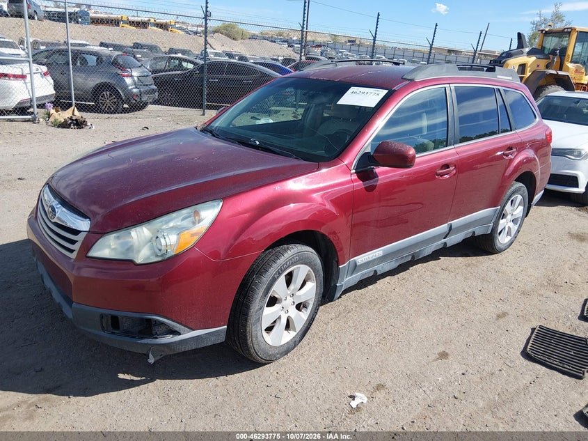 Vin: 4s4brbcc4b3379016, lot: 46793938, subaru outback 2.5i premium 20112