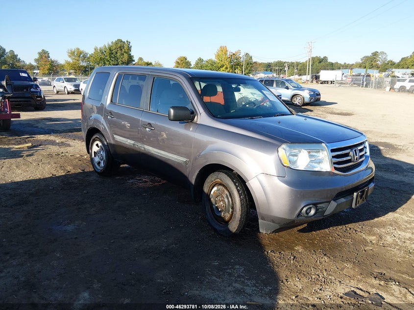 Vin: 5fnyf4h23eb030553, lot: 46793944, honda pilot lx 20141