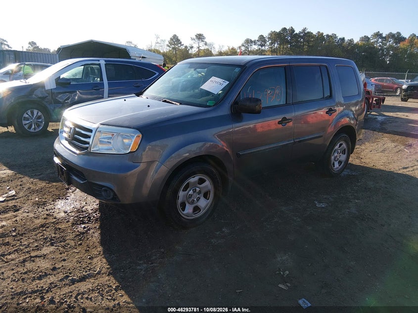 Vin: 5fnyf4h23eb030553, lot: 46793944, honda pilot lx 20142