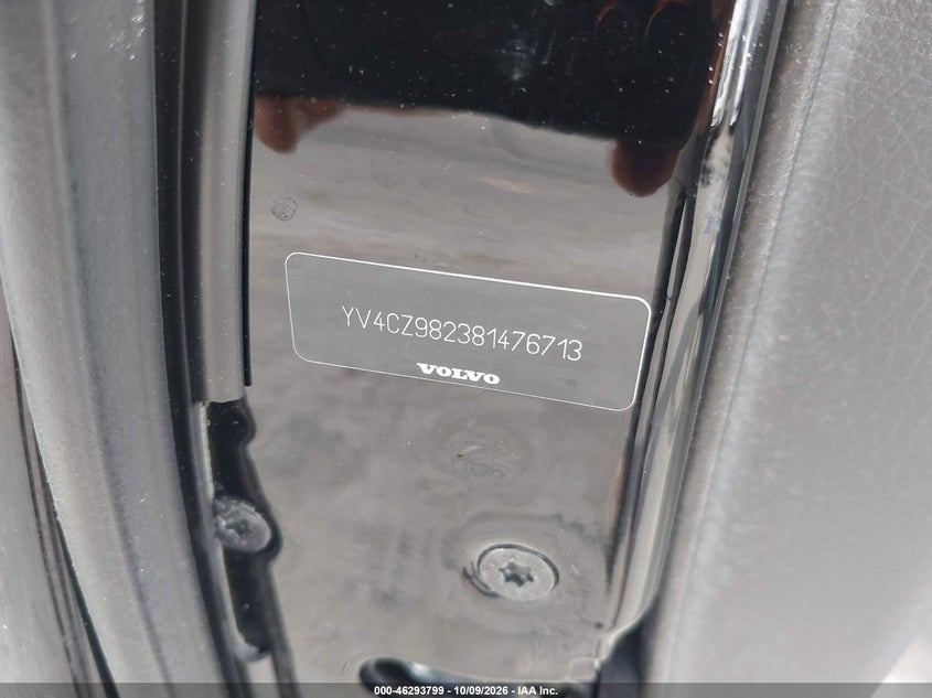 VOLVO XC90 2008 VIN YV4CZ982381476713