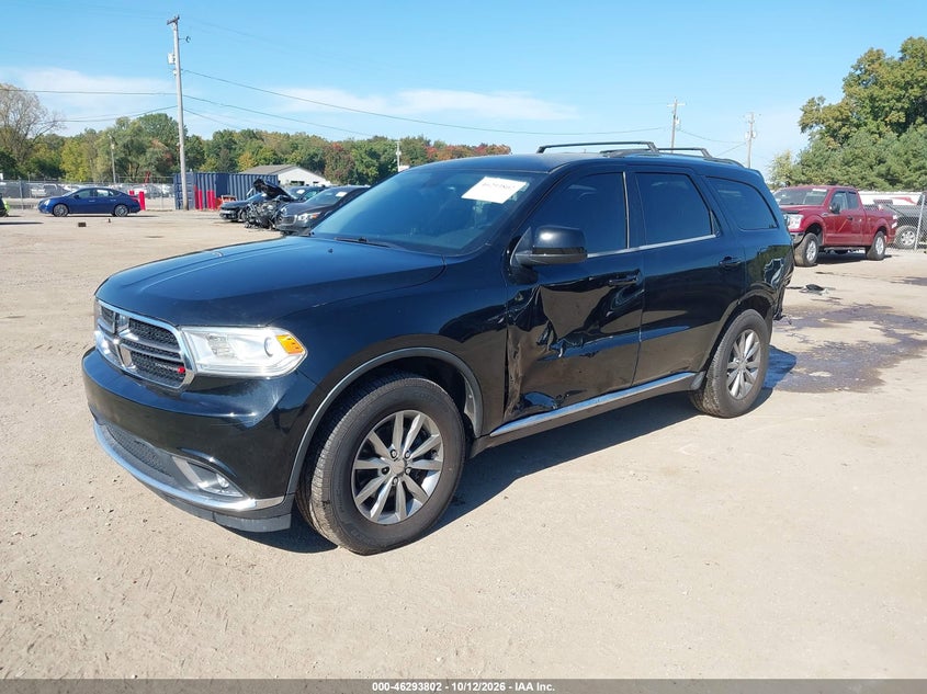 Vin: 1c4rdjag6hc622139, lot: 46793965, dodge durango sxt awd 20172