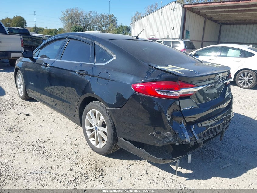 Vin: 3fa6p0lu7jr280382, lot: 46793968, ford fusion hybrid se 20183