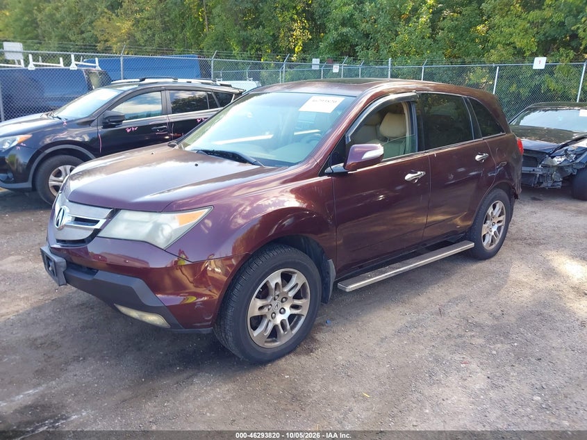 ACURA MDX 2007 VIN 2HNYD28277H536906