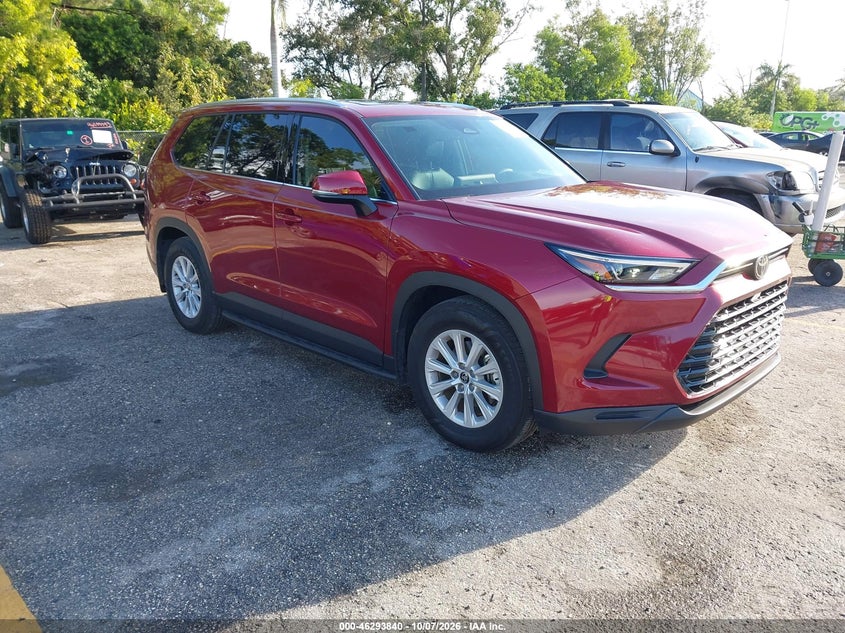 Vin: 5tdabaa52ts004132, lot: 46794003, toyota grand highlander hybrid xle 20261