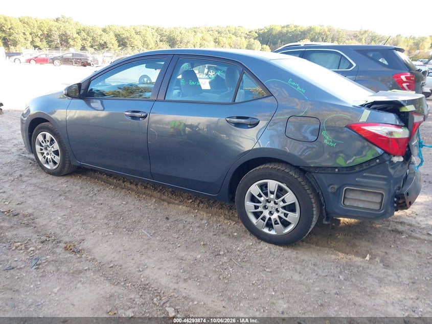 Vin: 2t1burhe3gc586467, lot: 46794037, toyota corolla le 20163