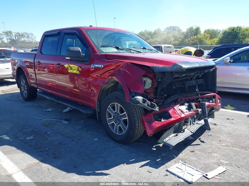 Vin: 1ftfw1ef5hke27735, lot: 46794046, ford f-150 xlt 20171