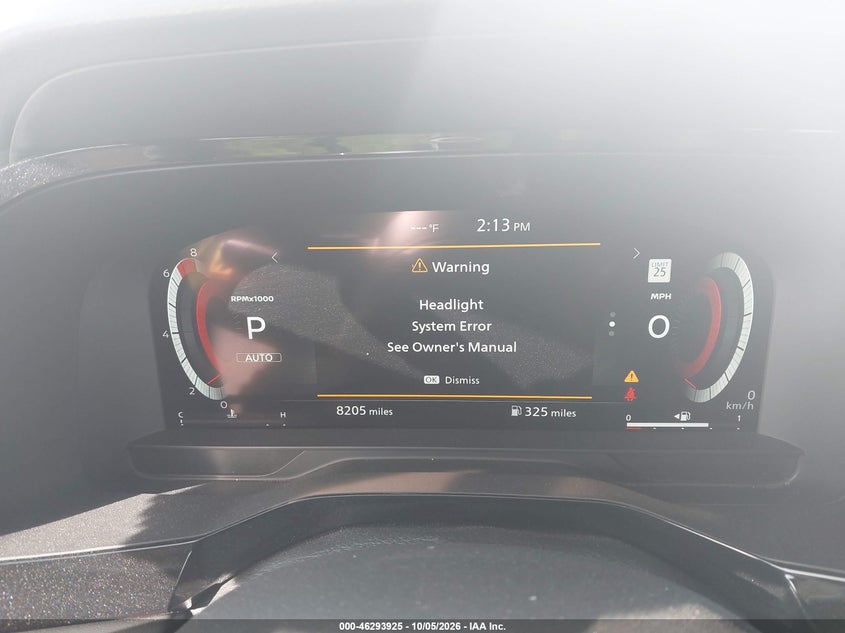 NISSAN PATHFINDER 2025 VIN 5N1DR3DJ2SC300681