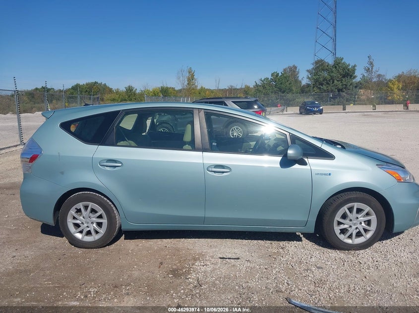 TOYOTA PRIUS V 2013 VIN JTDZN3EU7D3230628