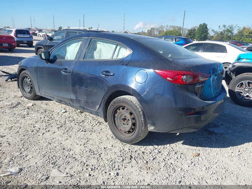 Vin: 3mzbm1u76fm147467, lot: 46794139, mazda mazda3 i sport 20153