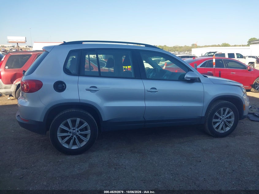 VOLKSWAGEN TIGUAN LIMITED 2018 VIN WVGBV7AXXJK001740