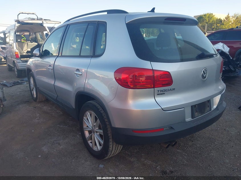 VOLKSWAGEN TIGUAN LIMITED 2018 VIN WVGBV7AXXJK001740