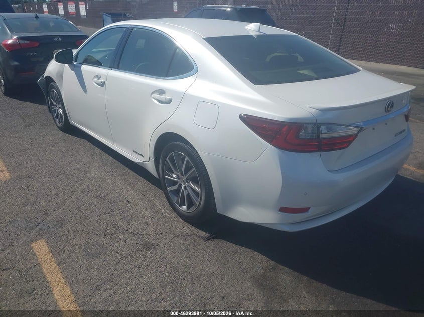 Vin: jthbw1gg4g2104245, lot: 46794145, lexus es 300h 20163