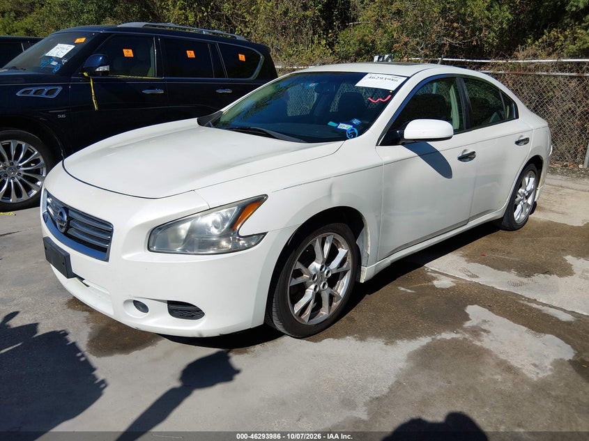 Vin: 1n4aa5ap8ec448444, lot: 46794149, nissan maxima 3.5 s 20142