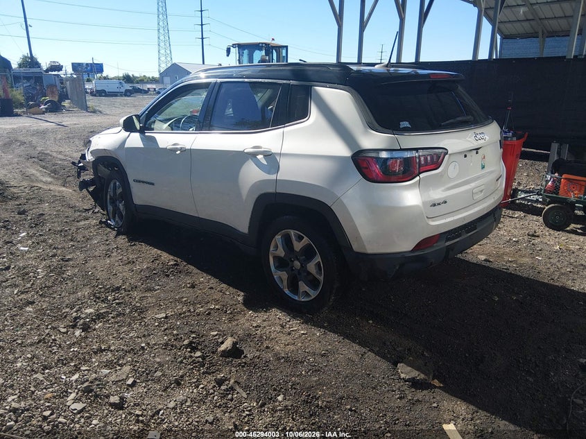 Vin: 3c4njdcb9kt630001, lot: 46794166, jeep compass limited 4x4 20193