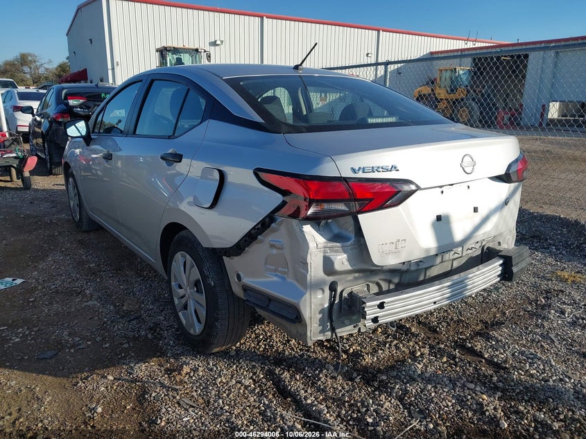 Vin: 3n1cn8dv8sl867738, lot: 46794168, nissan versa 1.6 s 20253