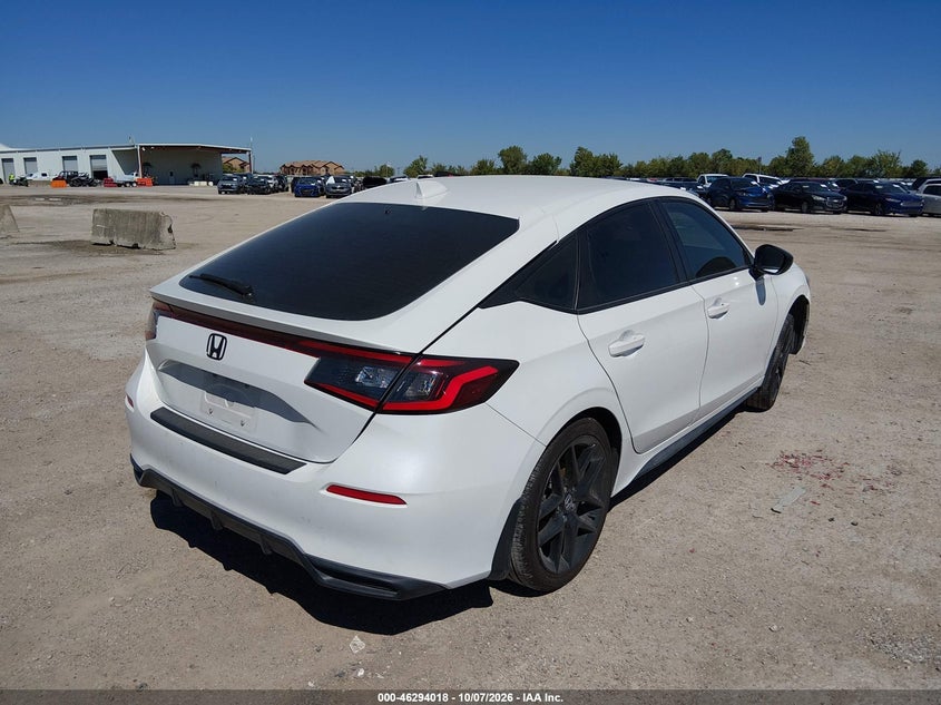Vin: 19xfl2h85pe001511, lot: 46794181, honda civic sport 20234