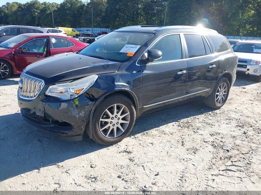 Vin: 5gakrbkd4fj266118, lot: 46794182, buick enclave leather 20152