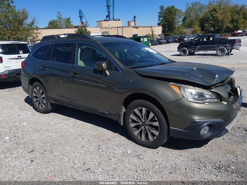 Vin: 4s4bsbjc1f3202100, lot: 46794184, subaru outback 2.5i limited 2015 img_1