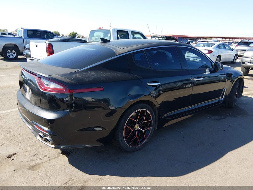 Vin: knae15la6j6034136, lot: 46794185, kia stinger 20184