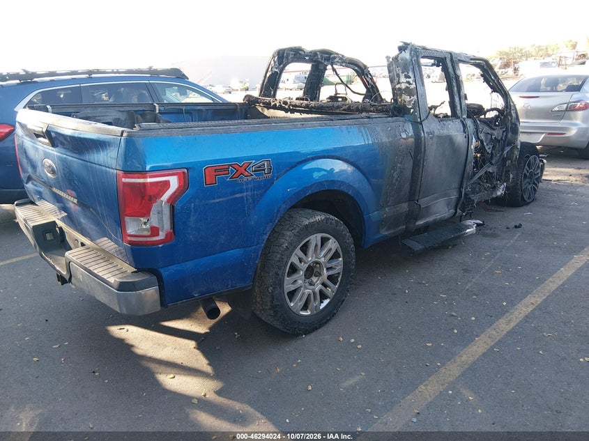 Vin: 1ftex1ep8ffa35825, lot: 46794187, ford f-150 xlt 20154