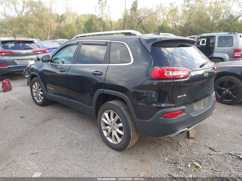 Vin: 1c4pjmds8fw641031, lot: 46794231, jeep cherokee limited 20153
