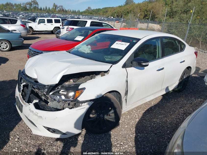 Vin: 3n1ab7ap6jy252591, lot: 46794238, nissan sentra sr 20182