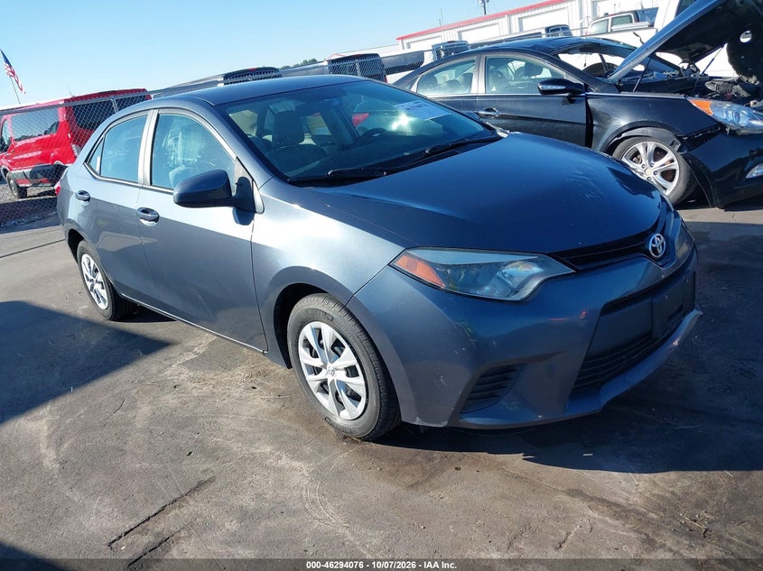 Vin: 2t1bprhe3ec158547, lot: 46794239, toyota corolla le eco 20141
