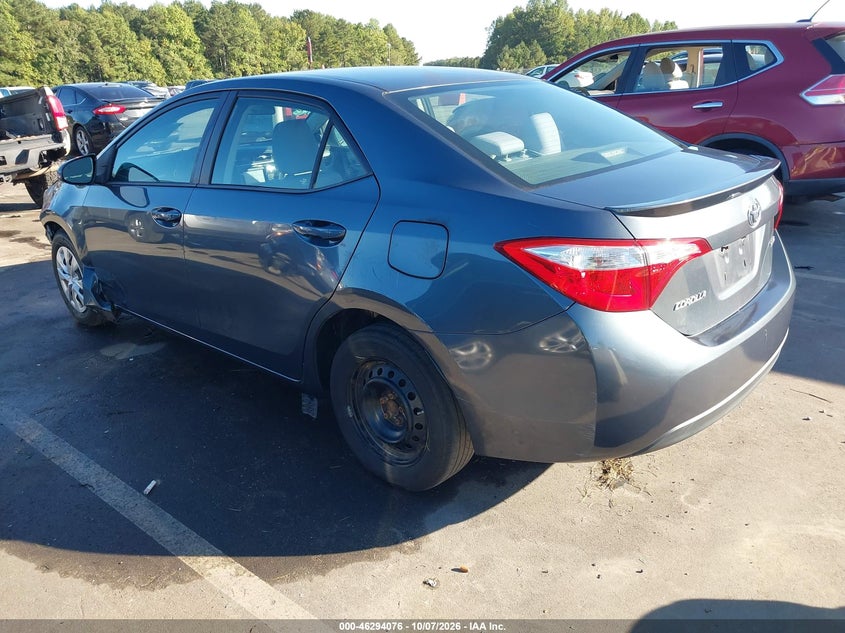 Vin: 2t1bprhe3ec158547, lot: 46794239, toyota corolla le eco 20143