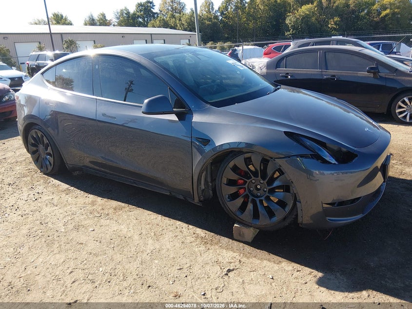 Vin: 7saygdef0pf962252, lot: 46794241, tesla model y performance dual motor all-wheel drive 2023 img_1