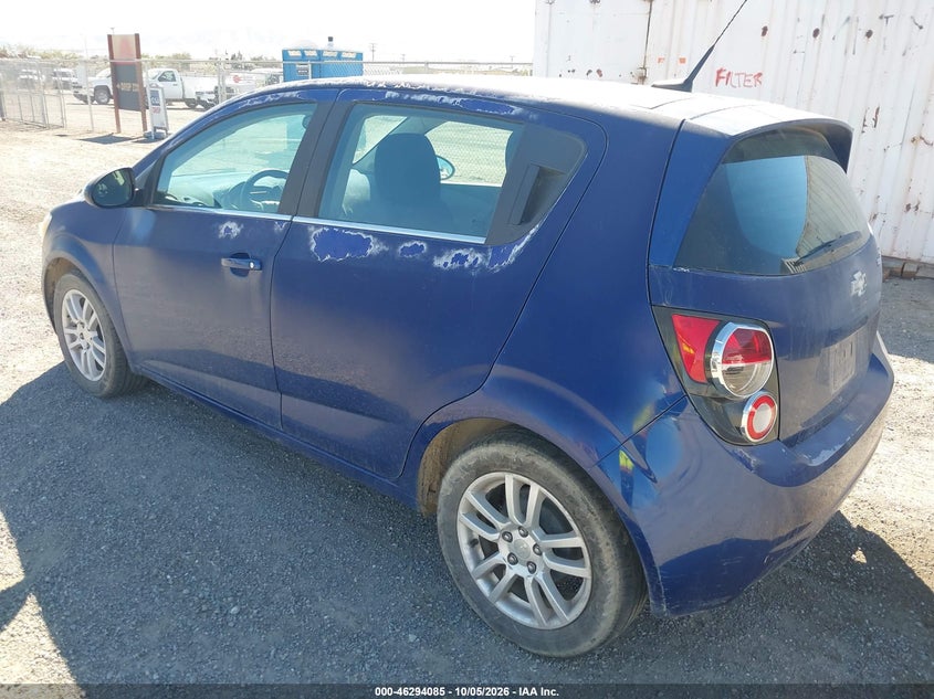 Vin: 1g1jc6sgxd4240057, lot: 46794248, chevrolet sonic lt auto 20133