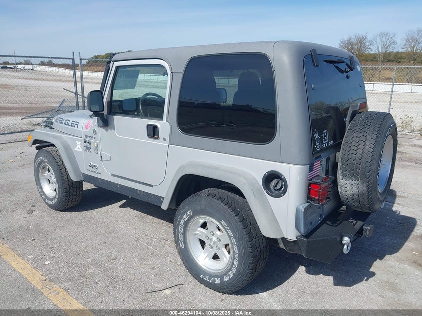 JEEP WRANGLER 2005 VIN 1J4FA49S55P317655