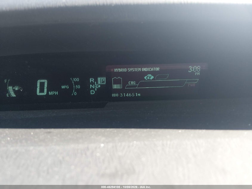 TOYOTA PRIUS PLUG-IN 2013 VIN JTDKN3DP3D3036241
