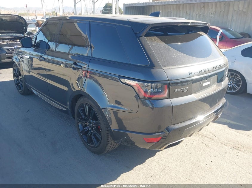 Vin: salws2ru1ma787409, lot: 46794272, land rover range rover sport hst mhev 20213