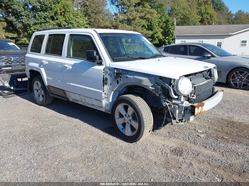 Vin: 1c4njrfb0ed500451, lot: 46794279, jeep patriot latitude 20141