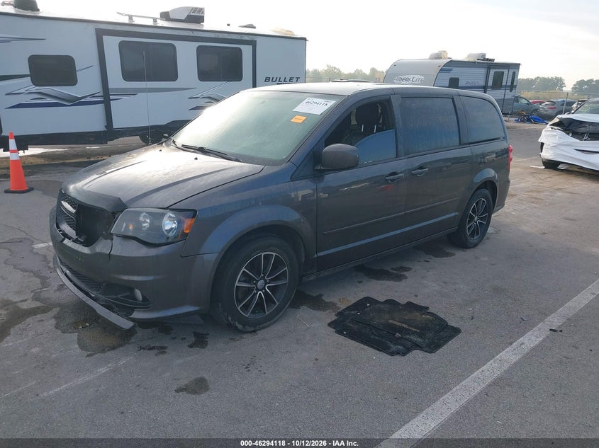 Vin: 2c4rdgcgxhr558615, lot: 46794281, dodge grand caravan sxt 20172