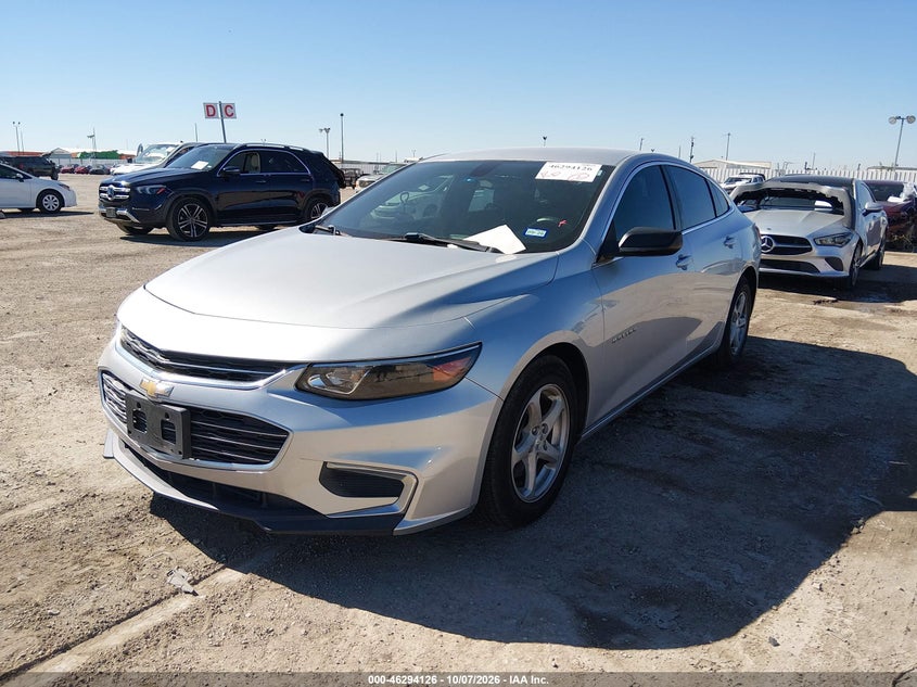 2016 Chevrolet Malibu Ls, Normal Wear & Tear, IAAI, VIN 1G1ZB5ST2GF226451 — photo 2