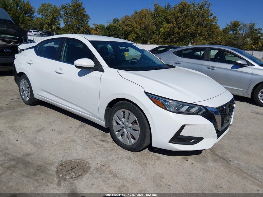 Vin: 3n1ab8bv5my256820, lot: 46794303, nissan sentra s xtronic cvt 20211