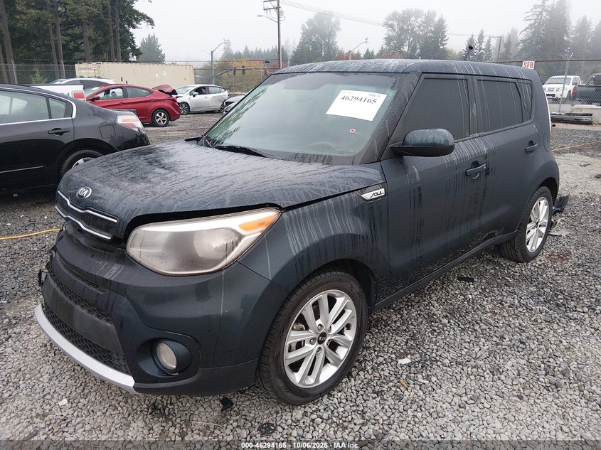 Vin: kndjp3a51h7473579, lot: 46794328, kia soul + 20172