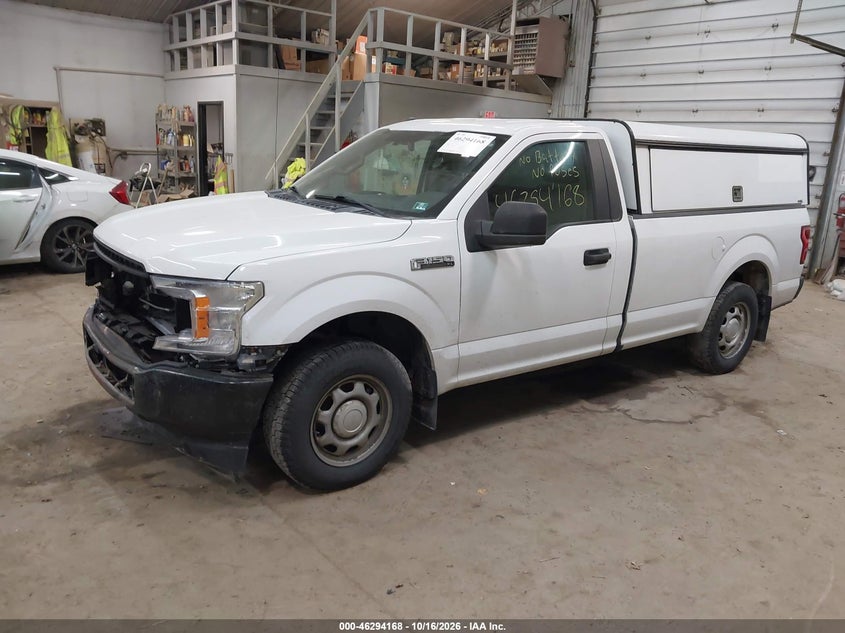 Vin: 1ftmf1cb0jkd38250, lot: 46794331, ford f-150 xl 20182