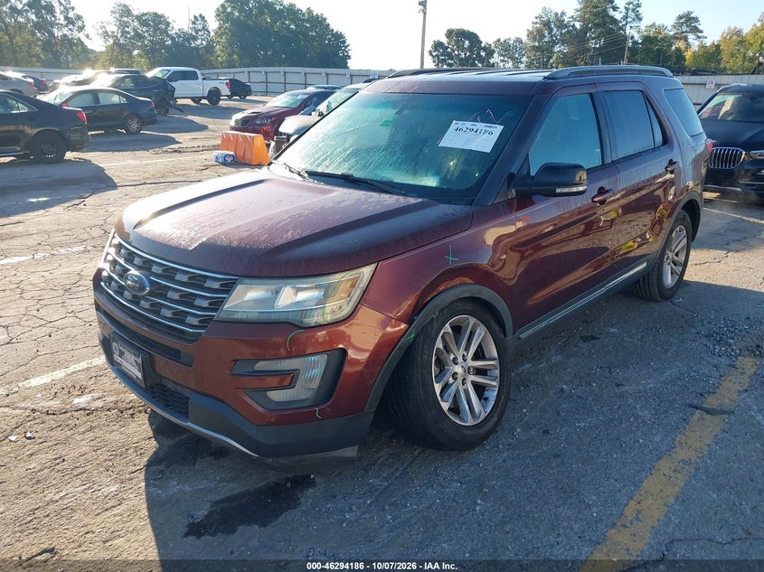 Vin: 1fm5k7d88ggc57509, lot: 46794349, ford explorer xlt 20162