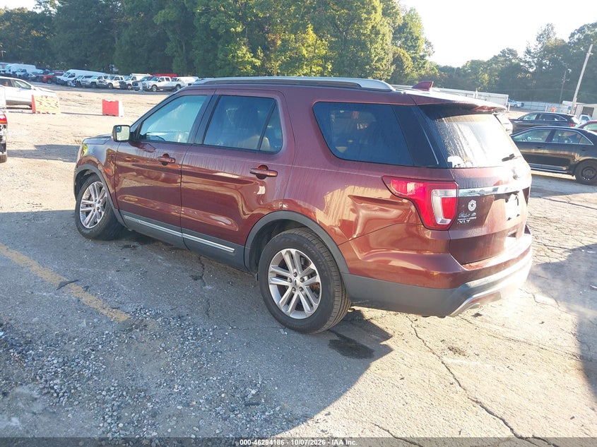 Vin: 1fm5k7d88ggc57509, lot: 46794349, ford explorer xlt 20163